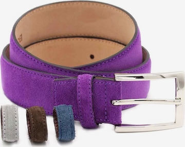 BGents Belt in Purple: front
