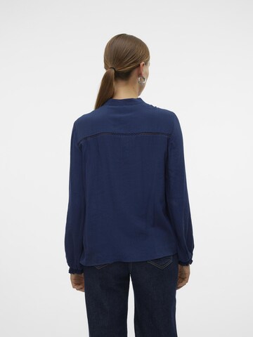 VERO MODA Bluse 'COLLIE' i blå