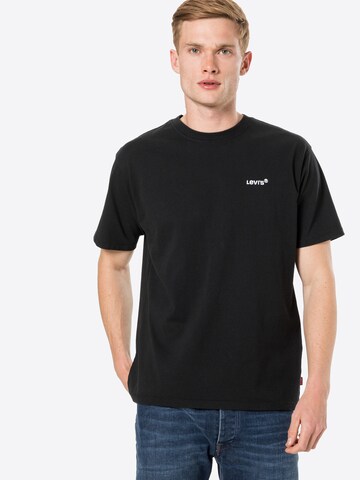 LEVI'S ® T-Shirt 'Red Tab' in Schwarz: predná strana