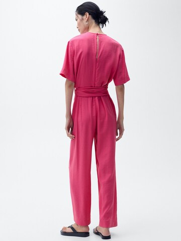 MANGO Jumpsuit 'JAPO' i pink