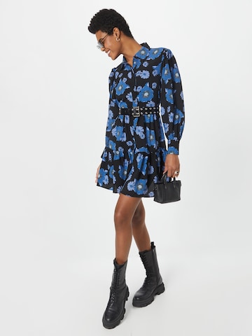 Monki - Vestido camisero en azul