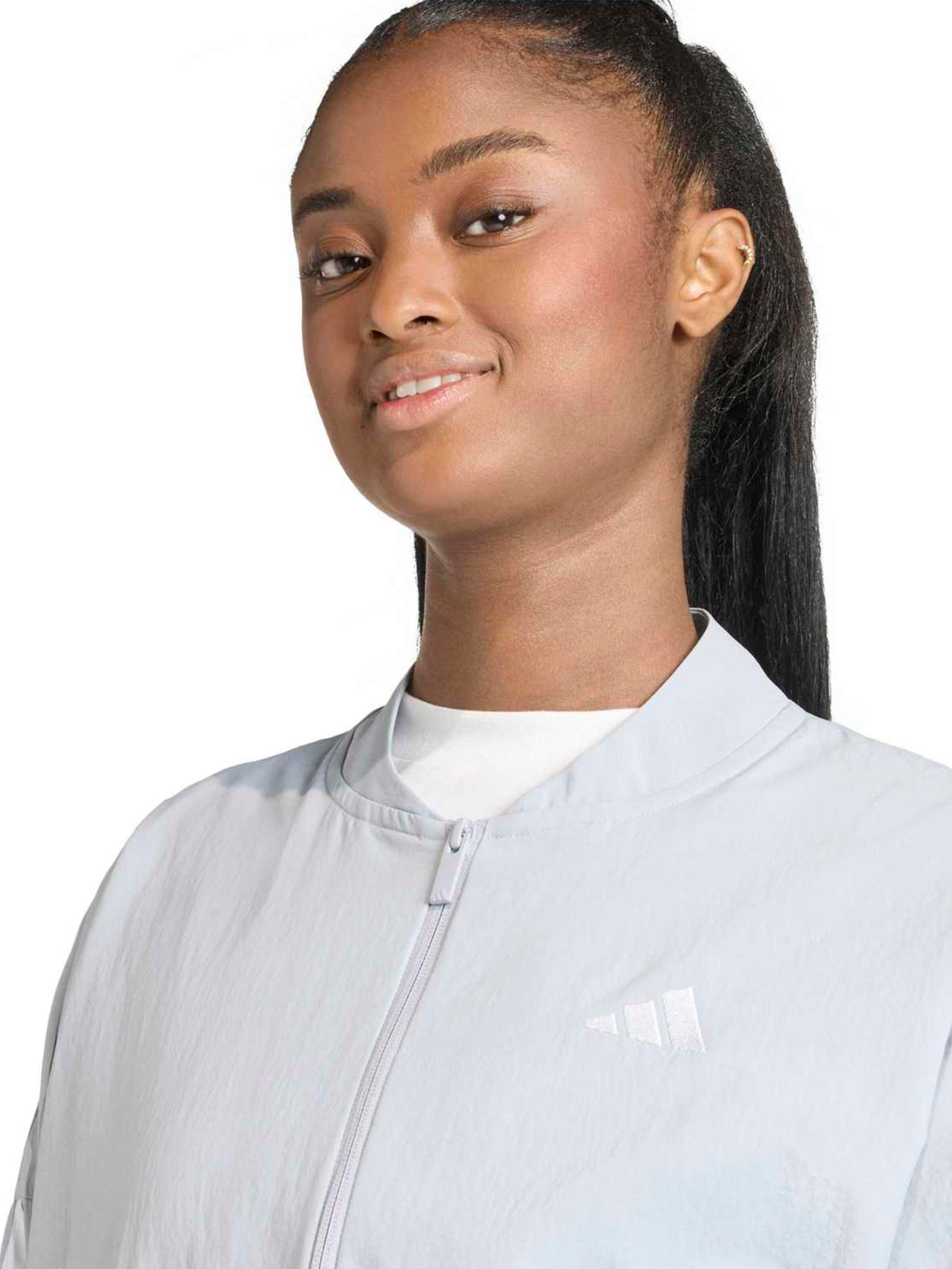 Veste de sport 'Essentials' ADIDAS SPORTSWEAR en gris