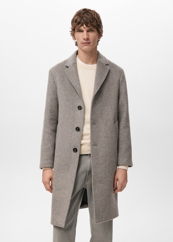 MANGO MAN Between-Seasons Coat 'Baldoria' in Beige: front