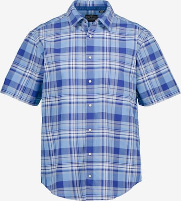 STHUGE Button Up Shirt in Blue: front