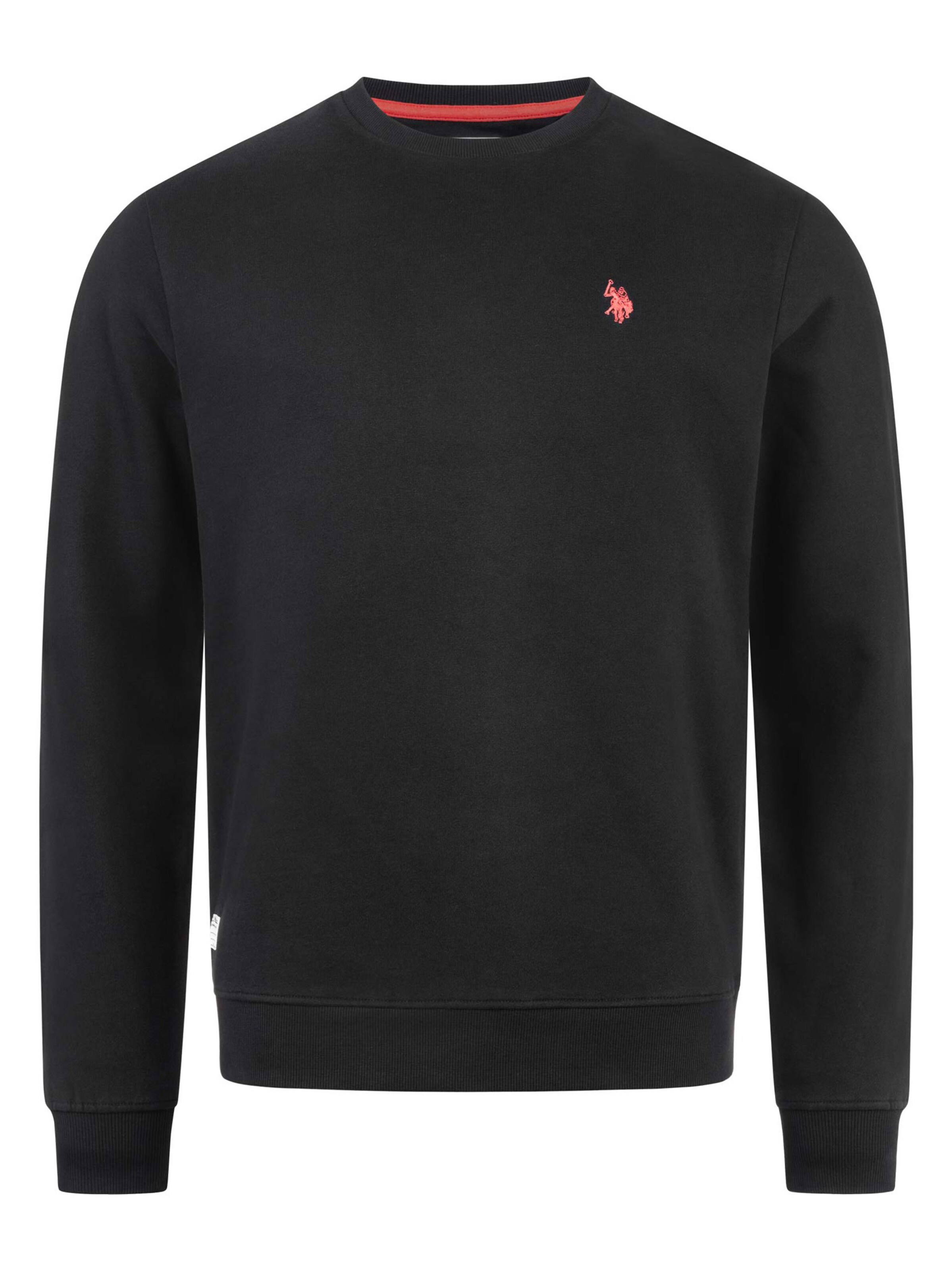 U.S. POLO ASSN. Sweatshirt in XXXL in de kleur Zwart, Productweergave