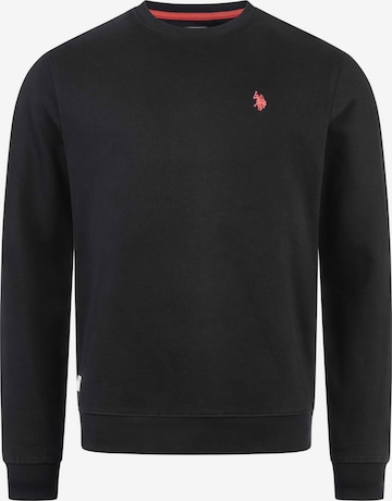 U.S. POLO ASSN. Sweatshirt in Zwart: voorkant