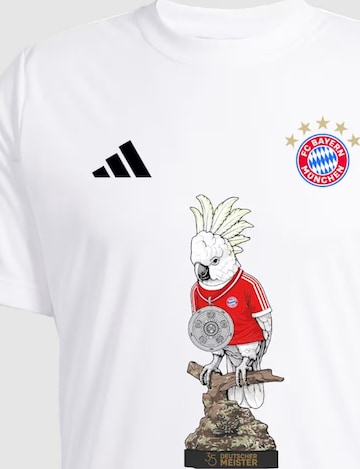 ADIDAS PERFORMANCE T-Shirt Deutscher Meister 2026 in Weiß: Vorderseite