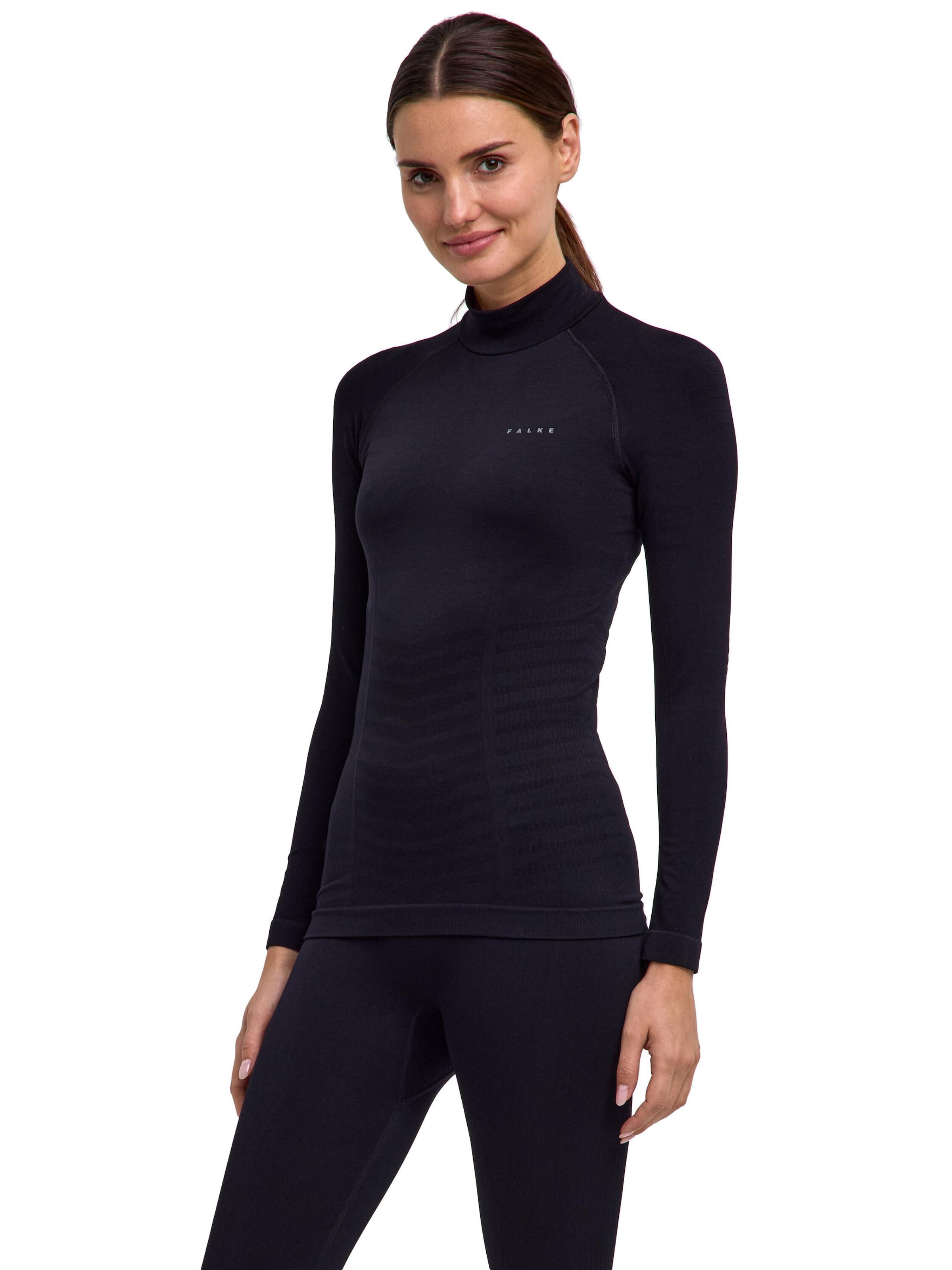 FALKE Base Layer in Black: front