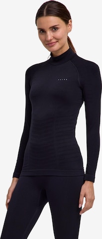 FALKE Base Layer in Schwarz: Vorderseite