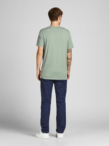 pelēks JACK & JONES Slim fit T-Krekls