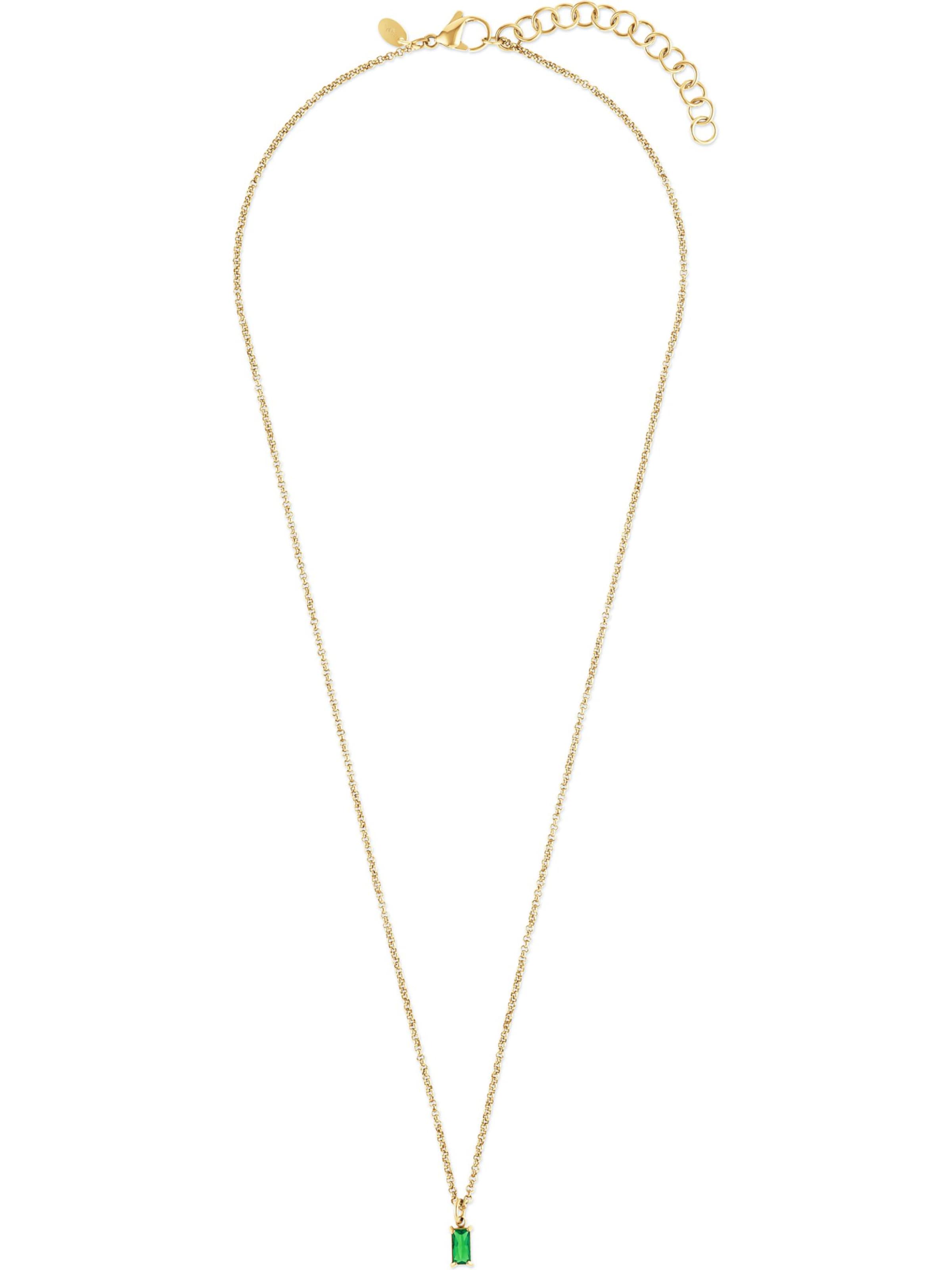 FAVS Necklace in Gold: front