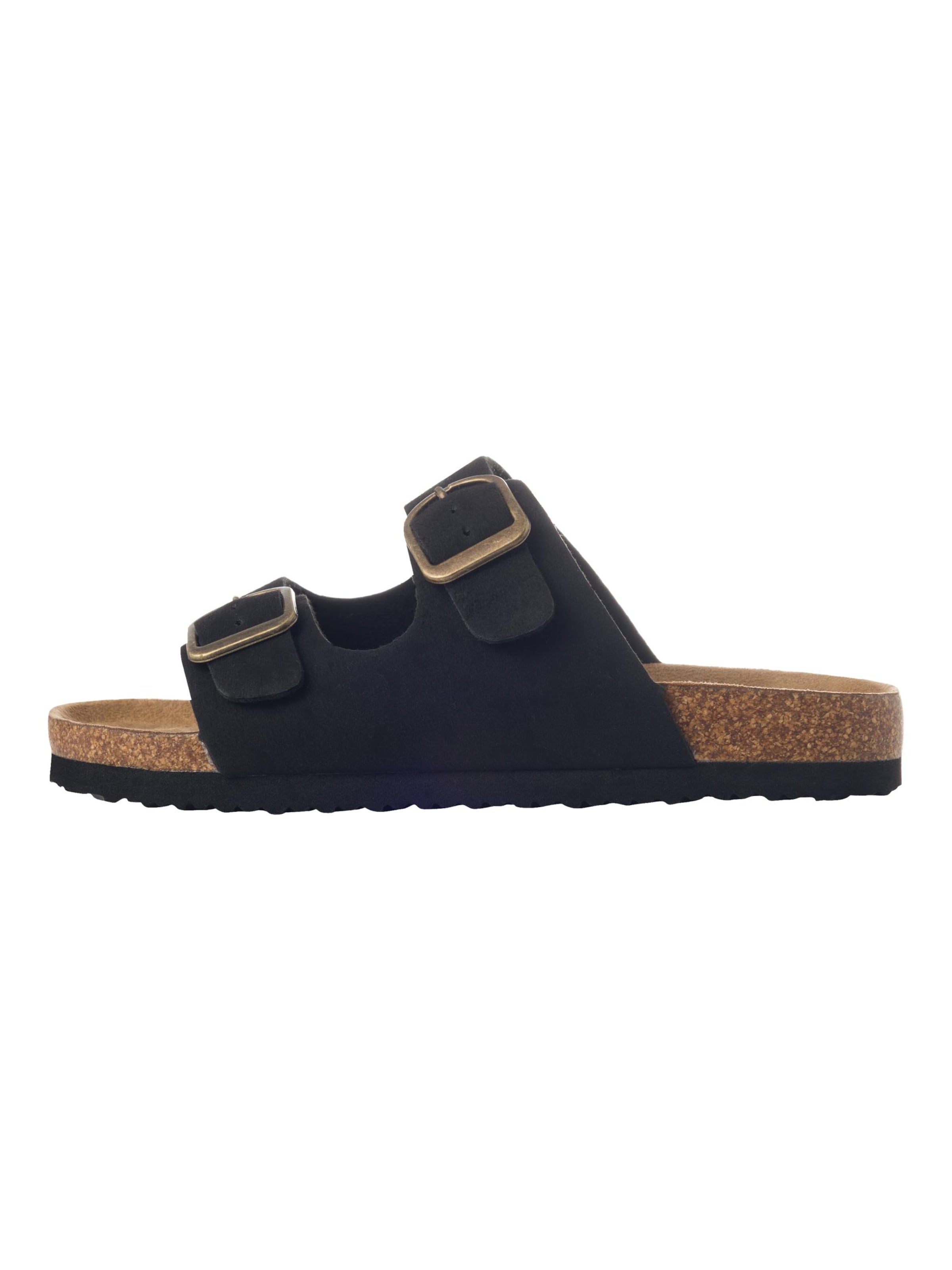 NAME IT Sandaalid 'FLINT', värv must: eest vaates