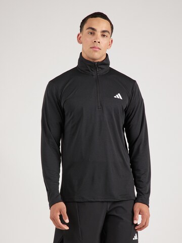 ADIDAS PERFORMANCE Performance Shirt 'Essentials' in Black: front