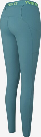 Yvette Sports Skinny Sportovní kalhoty 'Power' – modrá