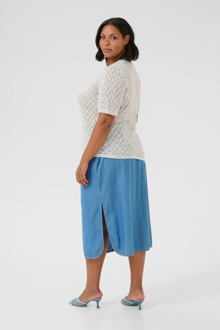 Pull-over 'Loura' KAFFE CURVE en gris
