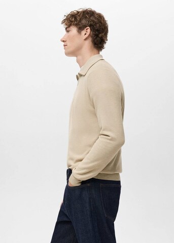 MANGO MAN Pullover 'Tenp' in Beige