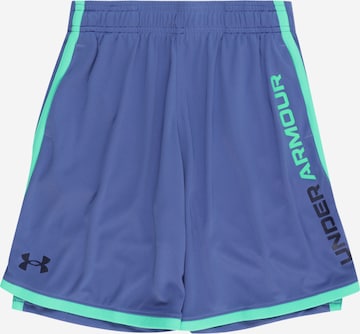 UNDER ARMOURregular Sportske hlače 'Stunt 3.0' - plava boja: prednji dio