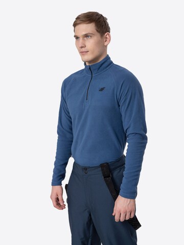 4F - Sweatshirt de desporto em azul: frente