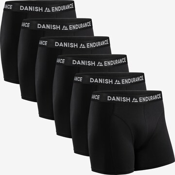 Boxers DANISH ENDURANCE en noir : devant