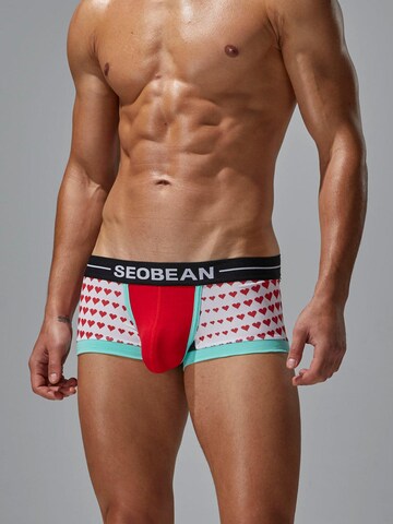 SEOBEAN Boxer shorts 'Love Heart' in Red: front