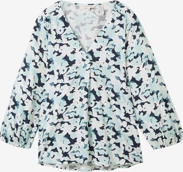 TOM TAILOR Blouse in Blauw: voorkant