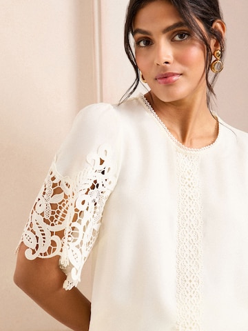 Camicia da donna di love & roses in bianco