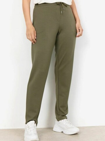 Regular Pantalon 'Banu' Soyaconcept en vert : devant