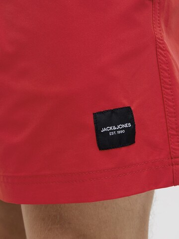 JACK & JONES Plavecké šortky 'JPSTMaui' – červená