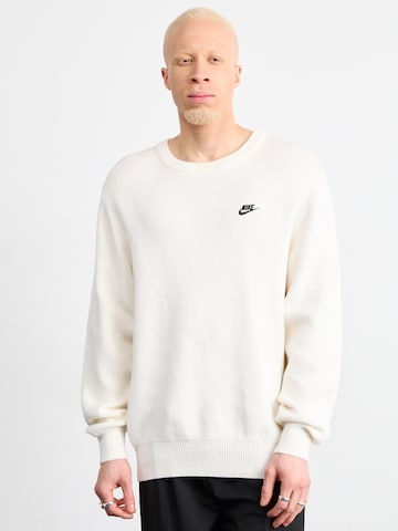 Nike Sportswear Pulóver 'CLUB' - fehér: elől