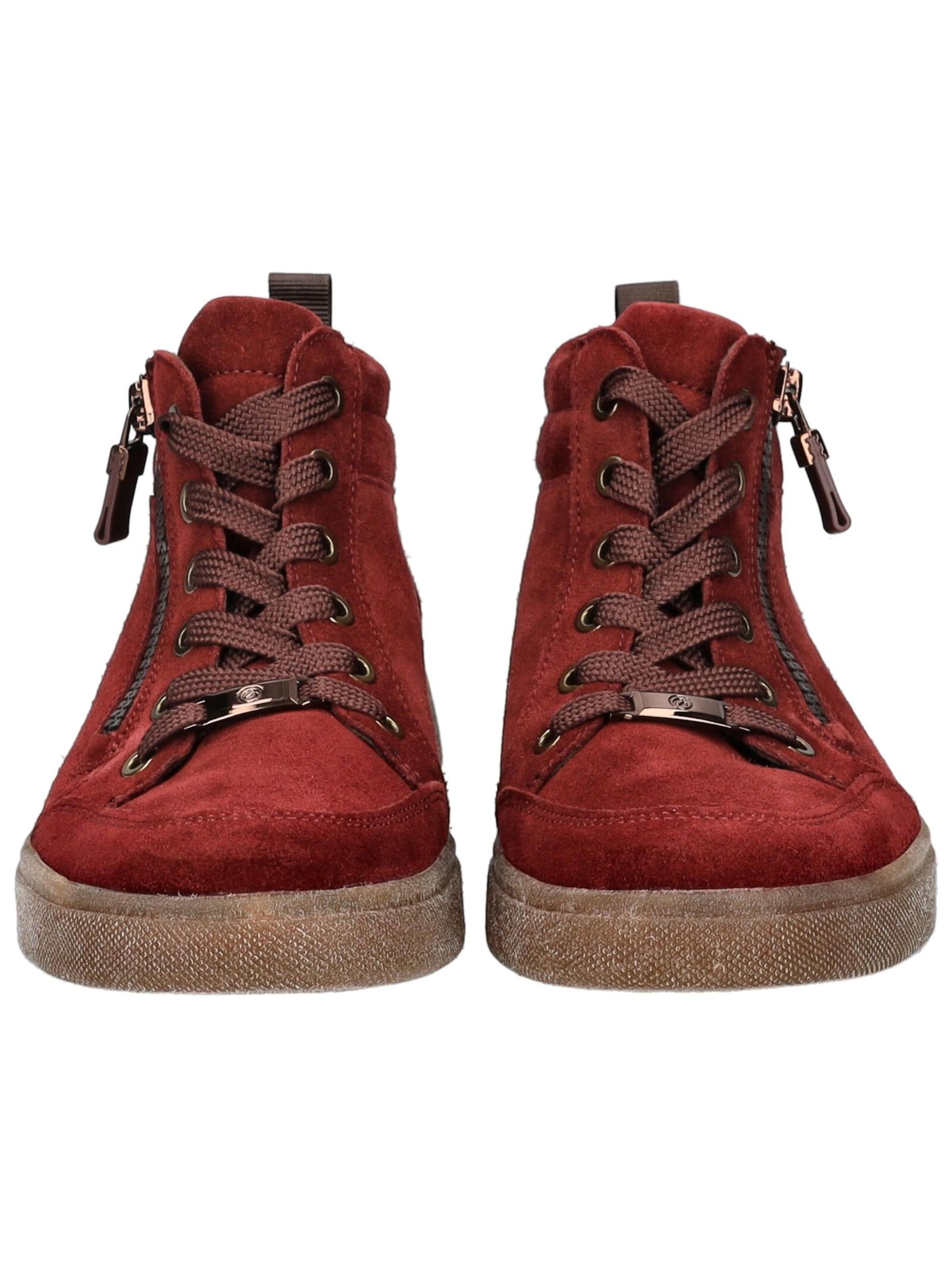 ARA Sneakers hoog 'Rom' in Rood