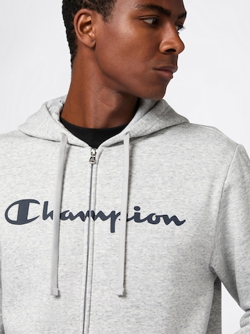 Champion Authentic Athletic Apparel Кофта на молнии в Серый