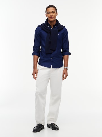 TOMMY HILFIGER Slim fit Πουκάμισο για το γραφείο 'FLEX' σε μπλε