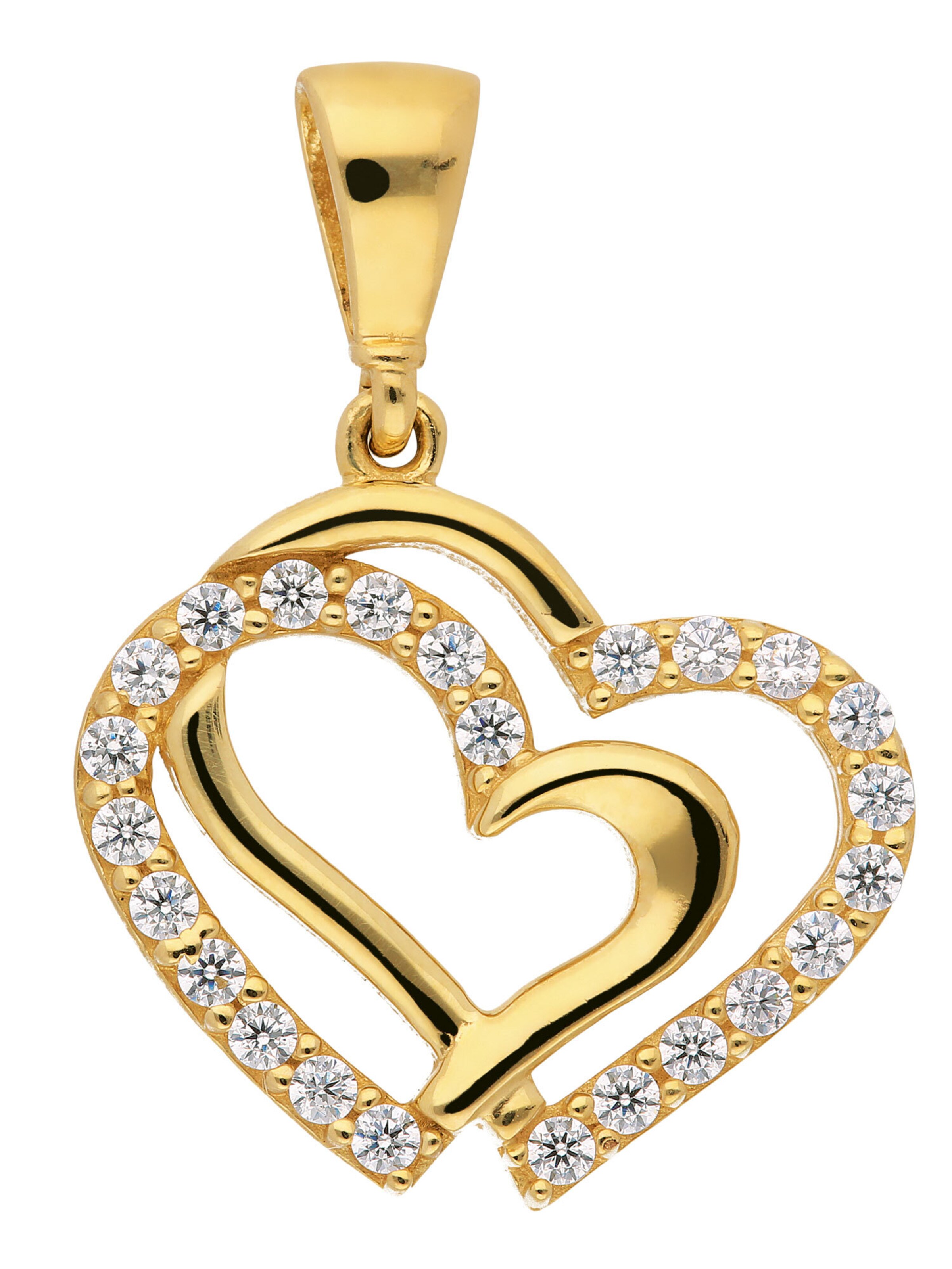 Adelia´s Pendant in Gold: front