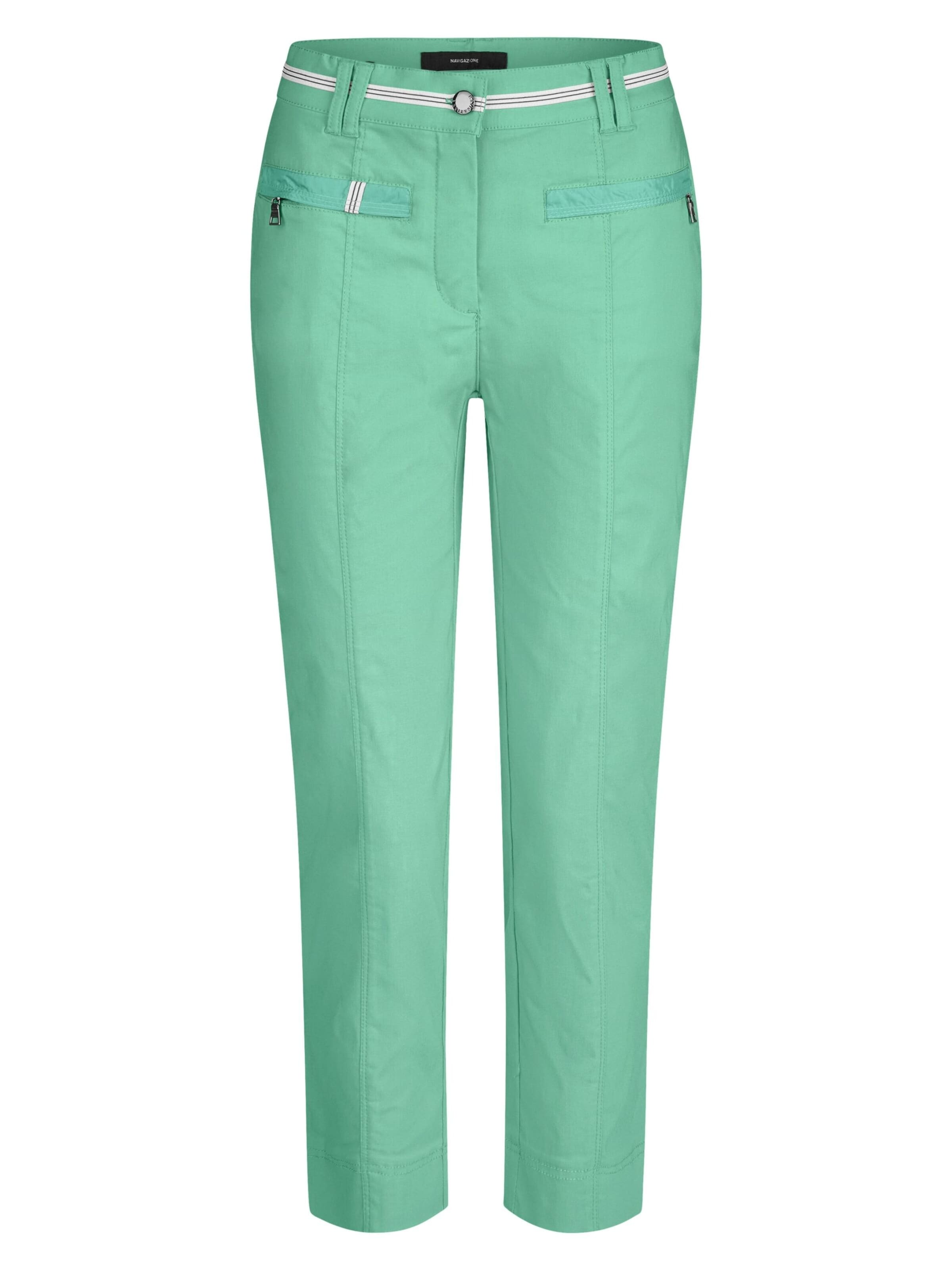 Regular Pantalon Navigazione en vert : devant