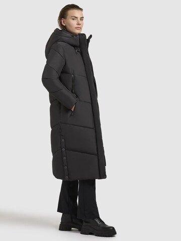 khujo Wintermantel 'Soonje6' in Schwarz