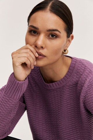 b.young Strickpullover in Lila