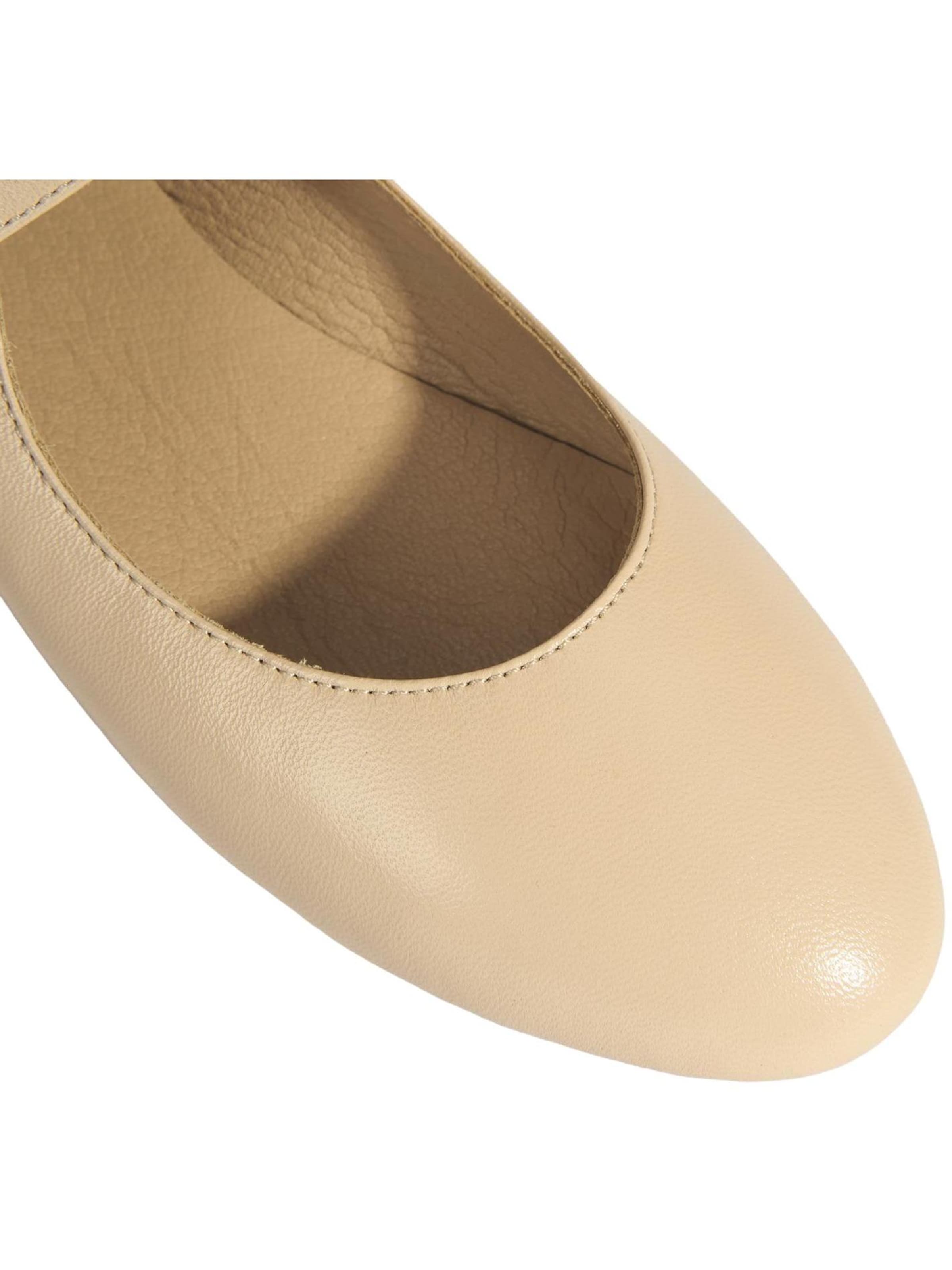 Desa Ballet Flats 'Ballettschuhe' in Beige