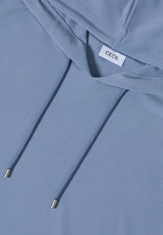 CECIL Hoodie Shirt in Blau