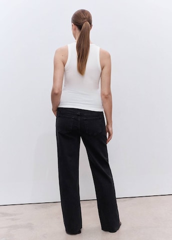 MANGO Wide leg Jeans 'Widemum' in Black