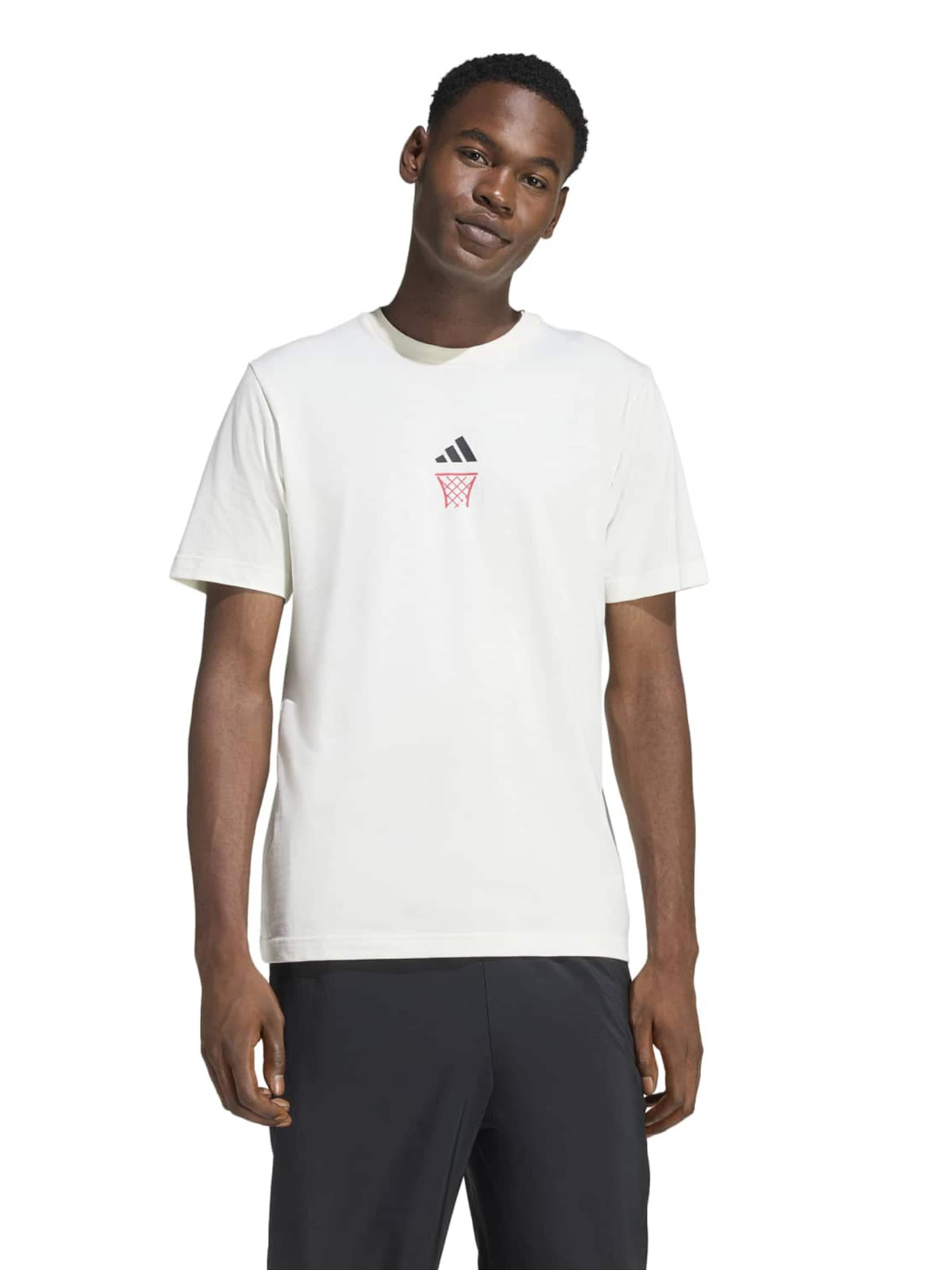 ADIDAS SPORTSWEAR Funktionsskjorte 'ANX' i hvid