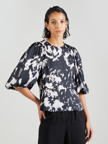 co'couture Blus 'Mari' i svart: framsida