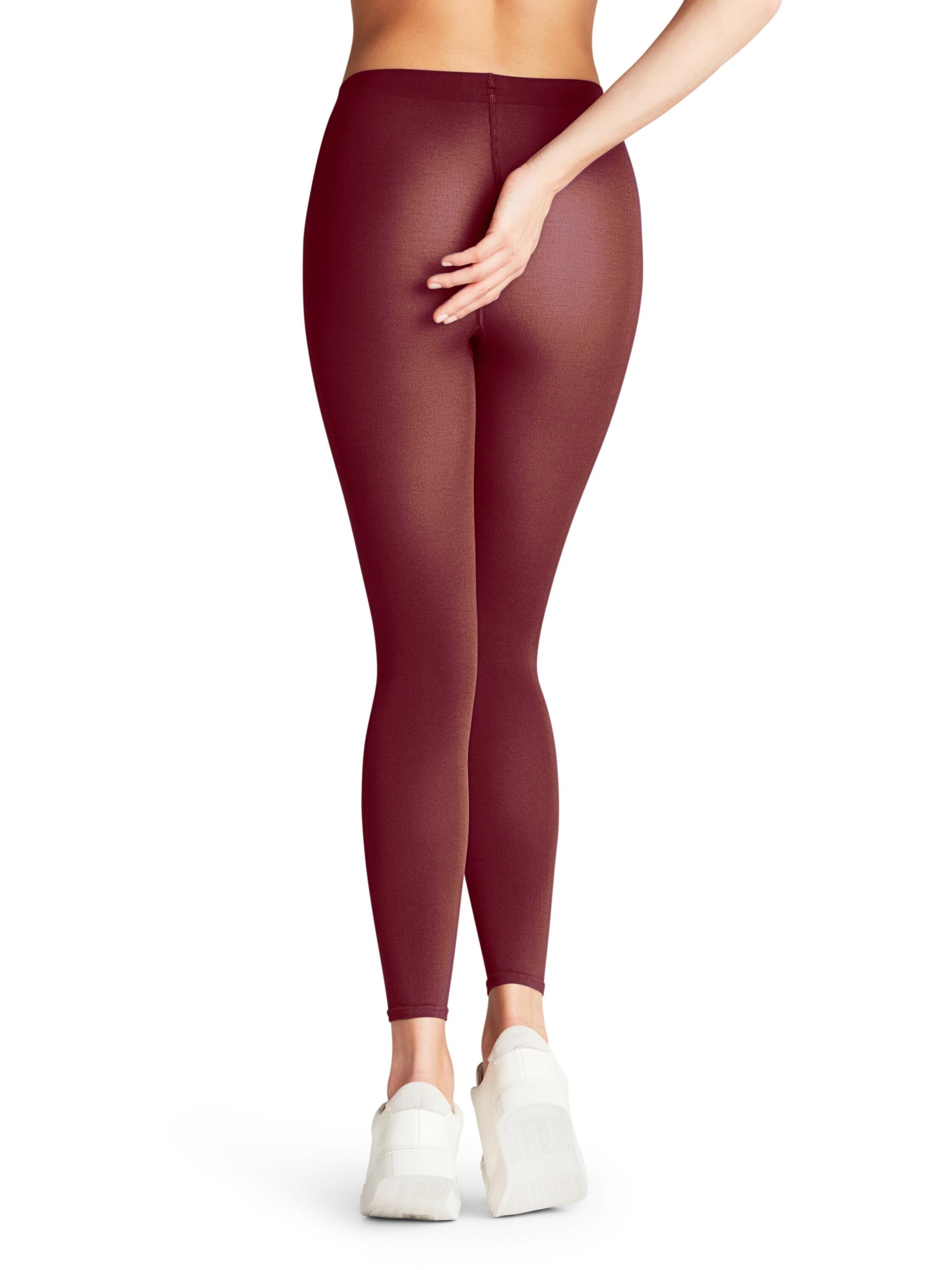 FALKE Skinny Leggings 'Cotton Touch' in Red