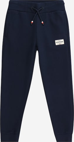 TOMMY HILFIGER Tapered Broek '1985' in Blauw: voorkant