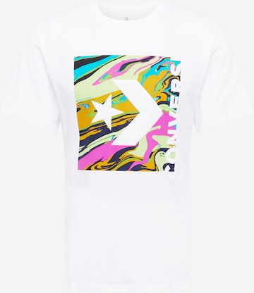 CONVERSE T-shirt i vit: framsida