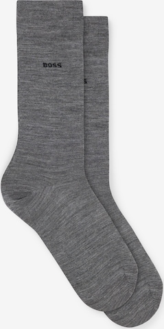 BOSS Socks in Grey: front