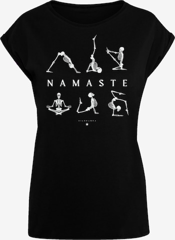 F4NT4STIC Shirt in Zwart: voorkant