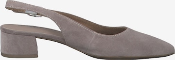 TAMARIS Slingback Pumps in Grey