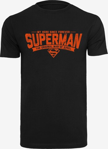 Maglietta 'DC Comics Superman My Hero' di F4NT4STIC in nero: frontale