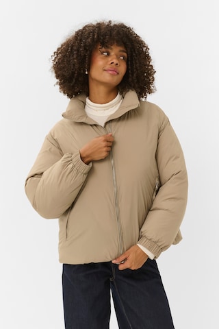 CULTURE Winterjas in Beige