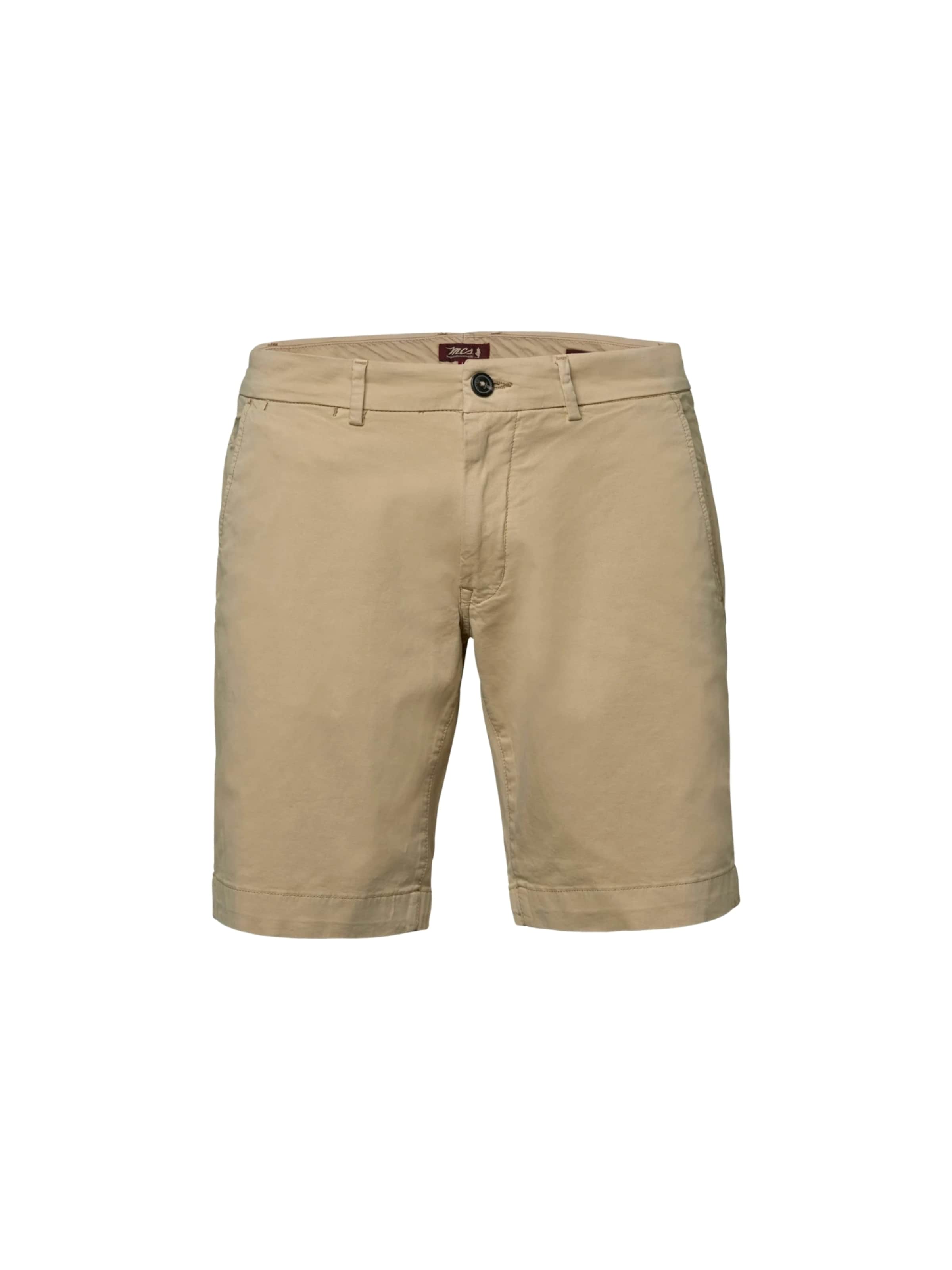 MCS regular Bukser ' Chino ' i brun: forside